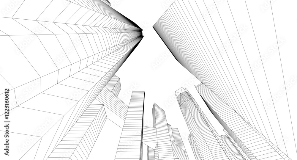 Fototapeta premium abstract architecture background