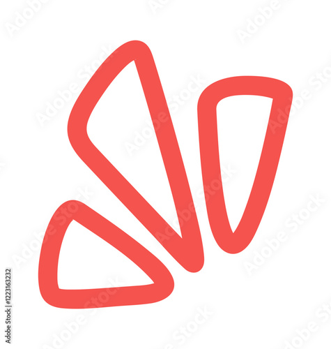 Alarm marks color doodle elements