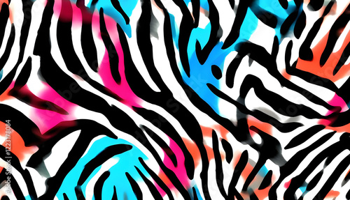 zebra, wool pattern texture, color design, stylish print, black white, modern print for fabric