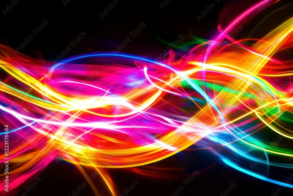 Vibrant Abstract Lights Creating Dynamic Colorful Patterns Vibrant Abstract Lights Creating Dynamic Colorful Patterns