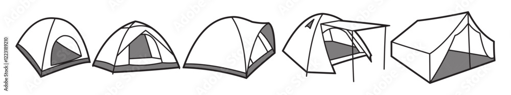images of simple black and white tent shapes images of simple black and white tent shapes