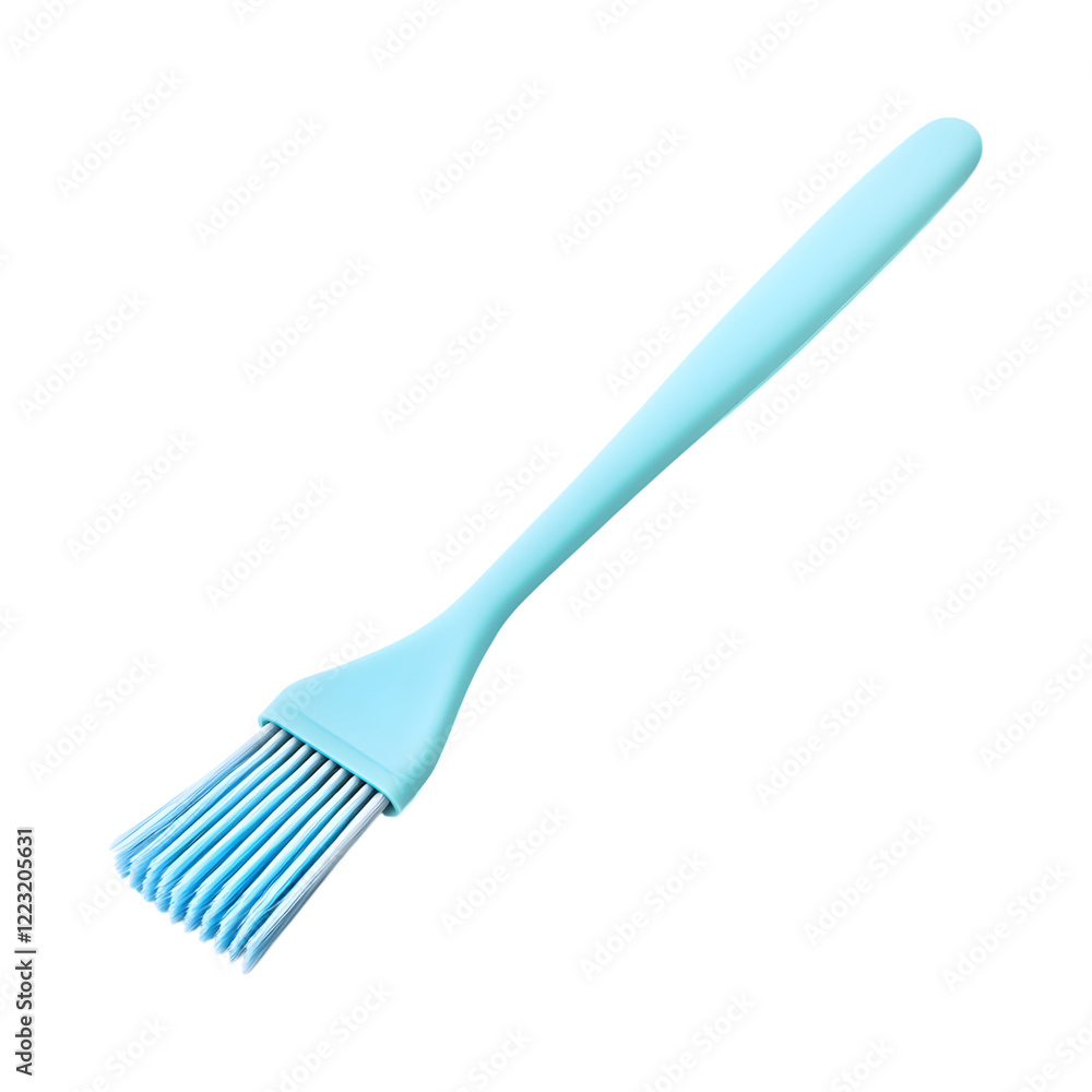 Contemporary Silicone Pastry Brush in Blue Isolated on Transparent Background Contemporary Silicone Pastry Brush in Blue Isolated on Transparent Background