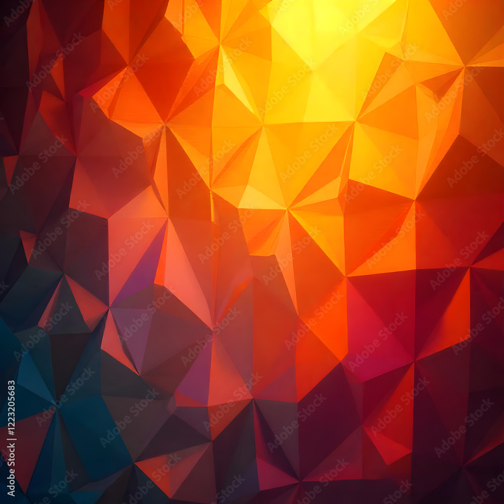 Fototapeta premium abstract background with triangles