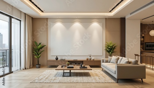 Modern Minimalist Living Room Interior Design