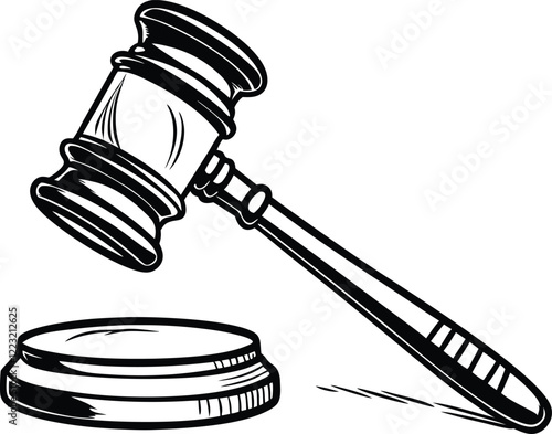 Gavel and Sound Block