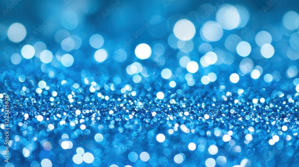 Abstract blue bokeh background with sparkling lights and glittering circles Abstract blue bokeh background with sparkling lights and glittering circles