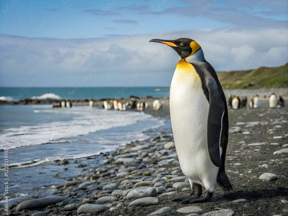 Fototapeta premium king penguin