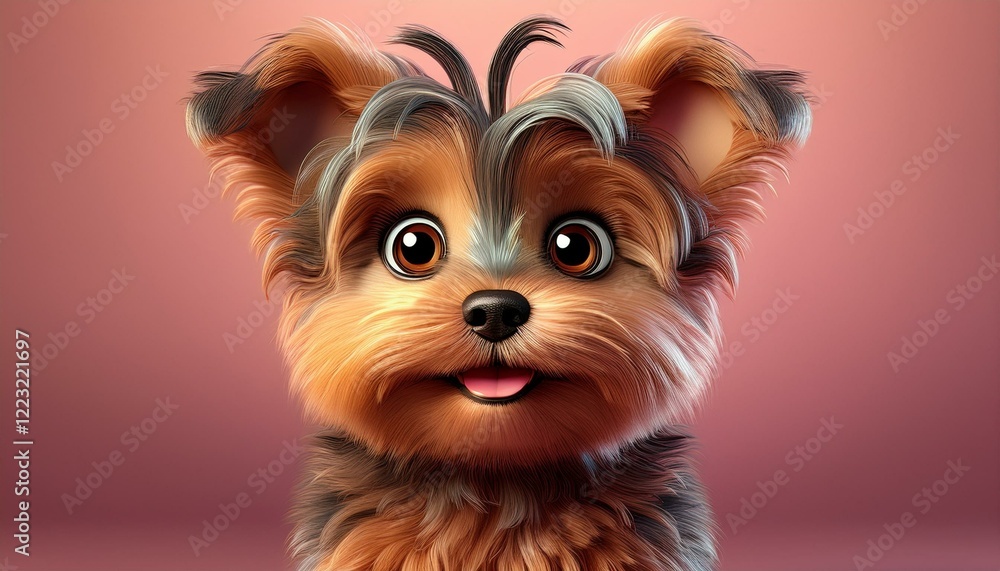 Naklejka premium Yorkshire Terrier