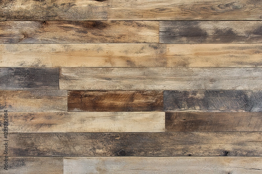 Naklejka premium Reclaimed wood wall texture background