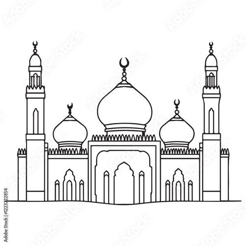 A Mosque Symbol of Islamic Faith