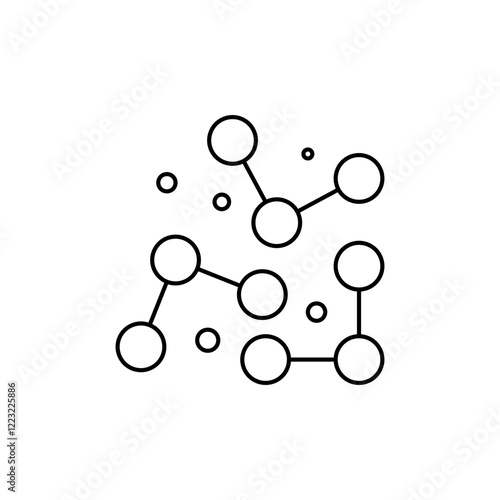 Food Molecule Outline icon for Nutrigenomics Insights.