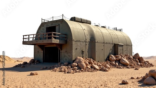 Tobruk Bunker 58C - Striking Aerial View photo