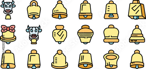 Cowbells are ringing, creating a cheerful atmosphere on the farm and beyond, symbolizing tradition and celebration