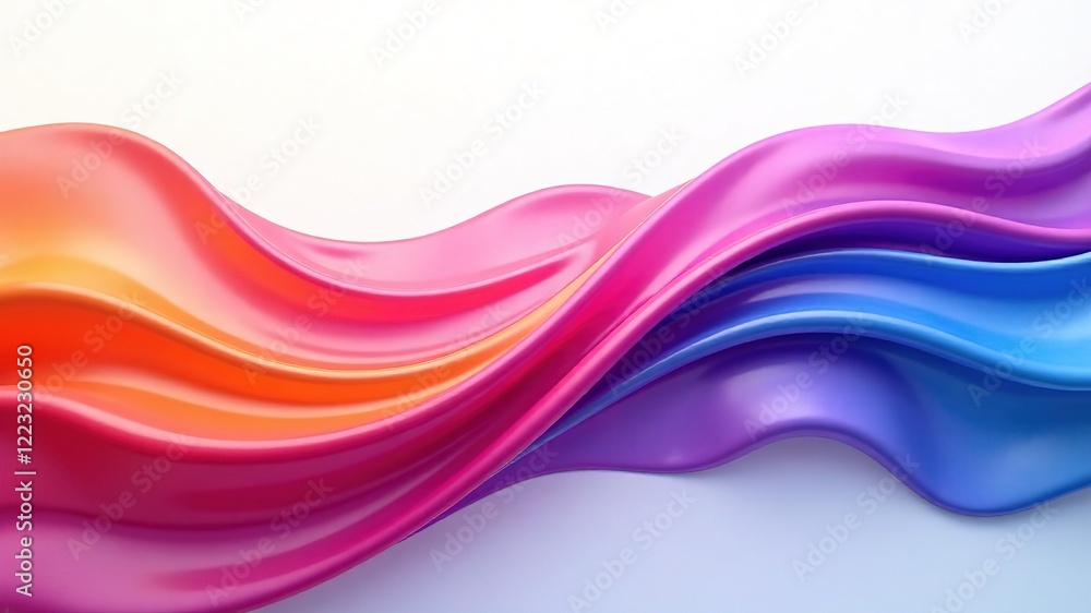 Colorful Liquid Wave Backgrounds - Smooth, Glossy, Vibrant Colorful Liquid Wave Backgrounds - Smooth, Glossy, Vibrant