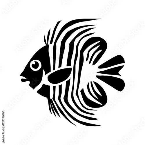 Parrot fish SVG on a transparent background