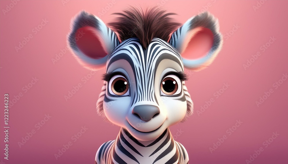 Fototapeta premium Niedliches Zebra