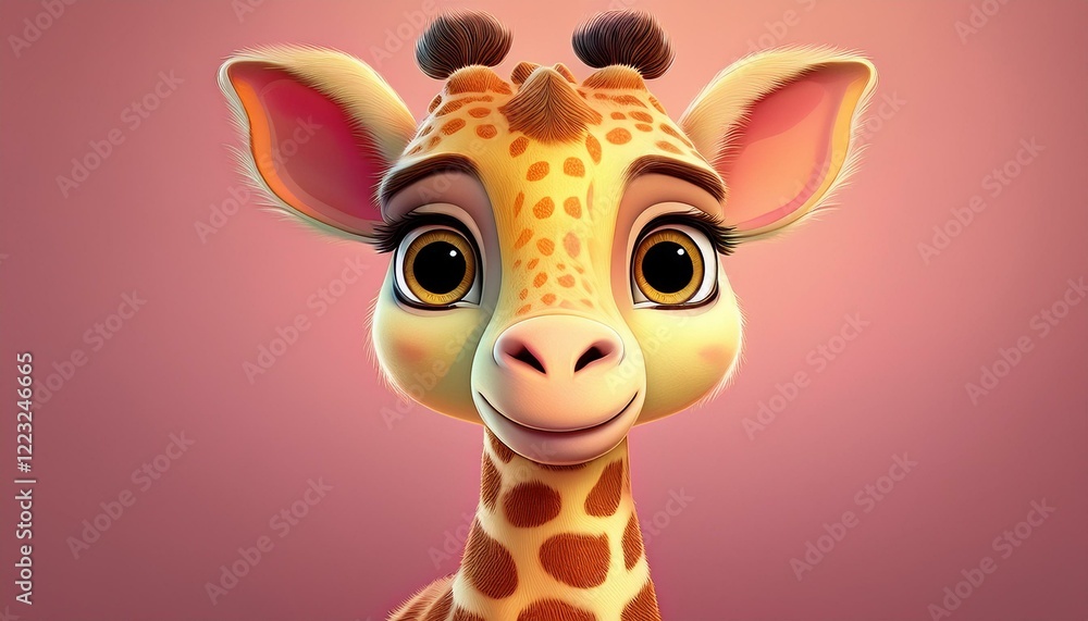Obraz premium Niedliche Giraffe