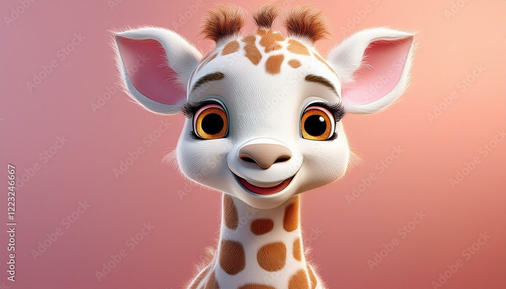 Obraz premium Niedliche Giraffe