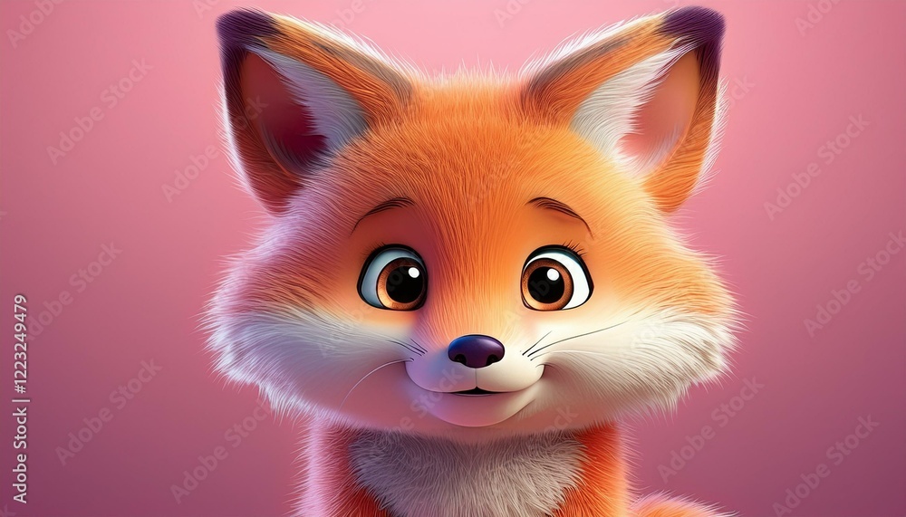 Obraz premium Niedlicher Fuchs