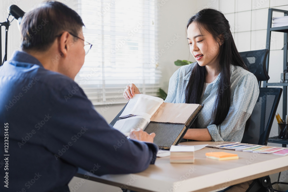 Architect could develop a concept for the design house in modern office. Architect could develop a concept for the design house in modern office.