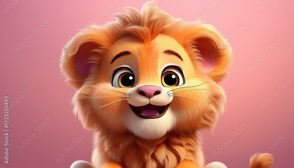 Obraz premium Niedlicher Löwe