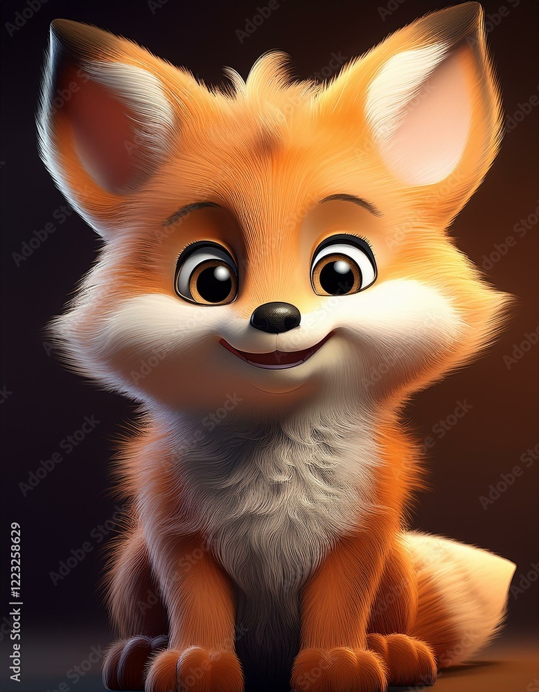 Fototapeta premium Niedlicher Fuchs