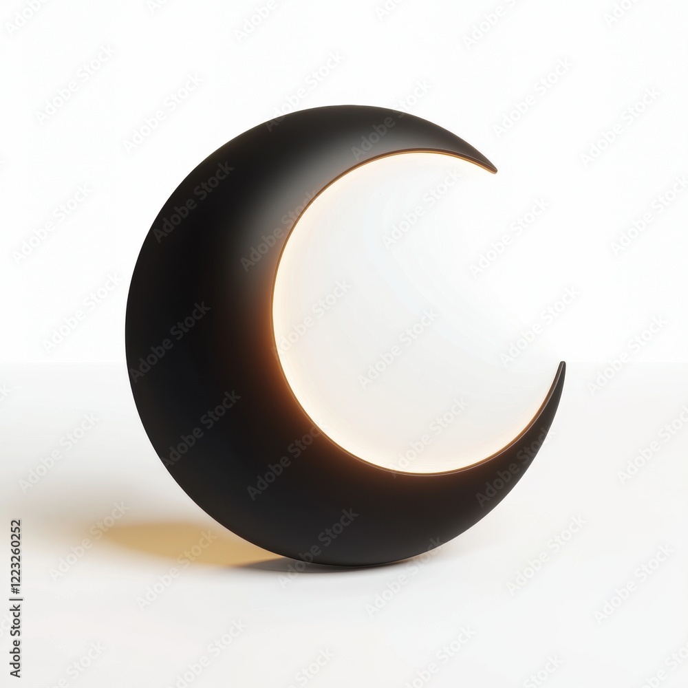 3D icon cartoon solar eclipse with a partial moon shadow, isolated on a white background - 3D icon cartoon solar eclipse with a partial moon shadow, isolated on a white background -