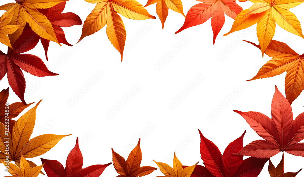 An autumn leaf textured background with ample space for adding text or graphics on white background
An autumn leaf textured background with ample space for adding text or graphics on white background