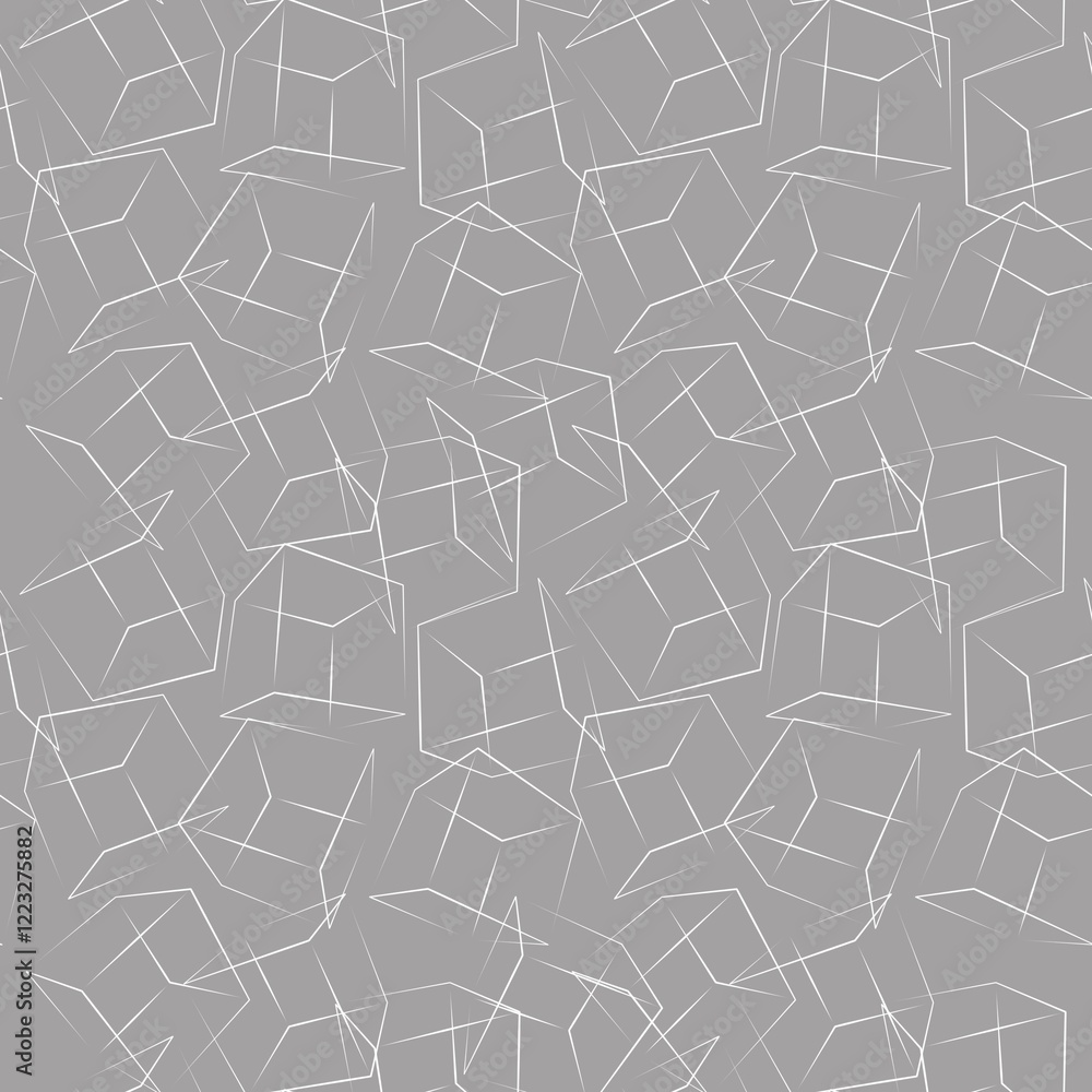 Geometric pattern in soft hues for textile and wallpaper design applications Geometric pattern in soft hues for textile and wallpaper design applications