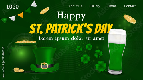 St. Patrick's Day Celebration Landing Page