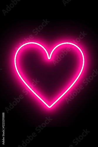neon heart wallpapers hd wallpapers