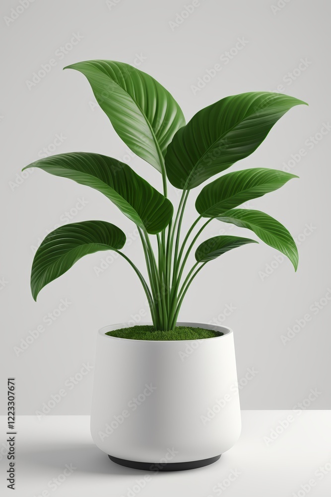 there is a plant that is in a white pot on a table there is a plant that is in a white pot on a table