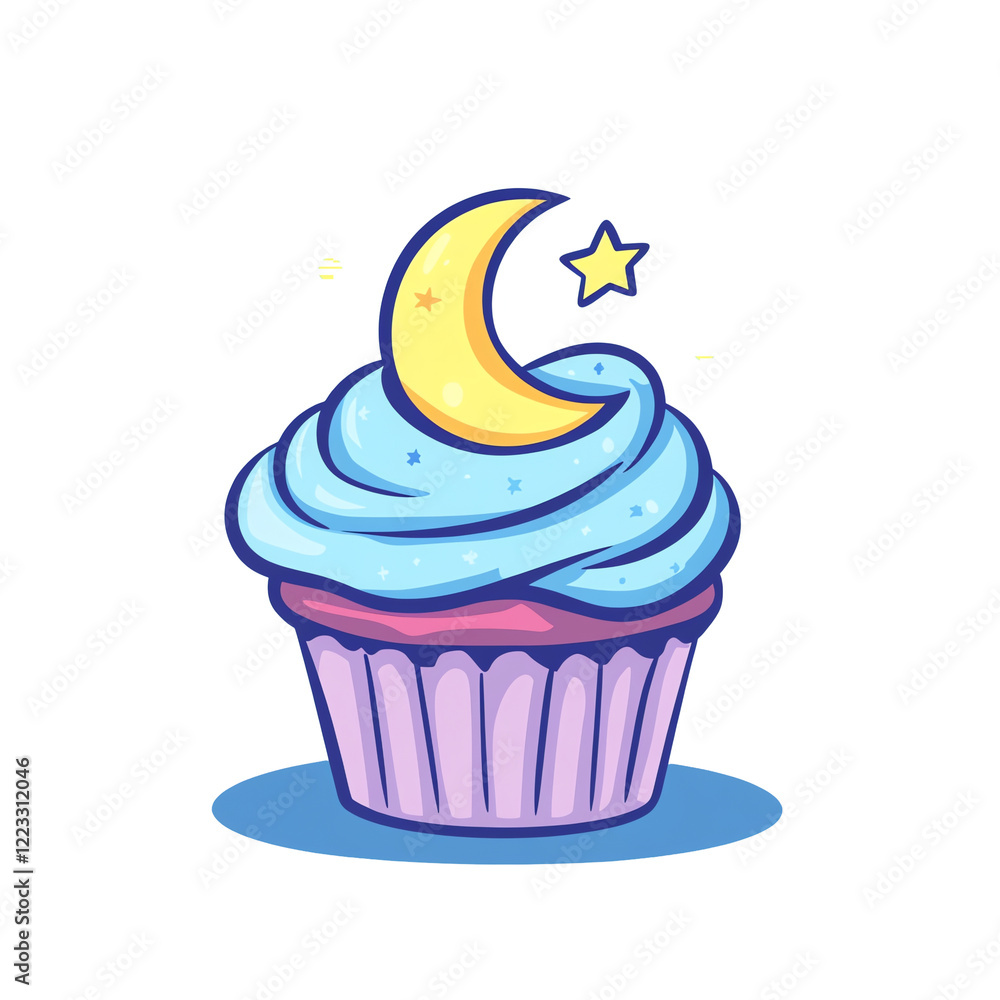 Decorate Sweet Cupcakes with Moon and Stars: A Delightful Baking Tutorial Decorate Sweet Cupcakes with Moon and Stars: A Delightful Baking Tutorial