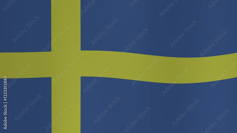 swedish flag,The Swedish flag flutters gently in the breeze under a clear blue sky, symbolizing the celebration of Swedish National Day and the spirit of European unity. swedish flag,The Swedish flag flutters gently in the breeze under a clear blue sky, symbolizing the celebration of Swedish National Day and the spirit of European unity.