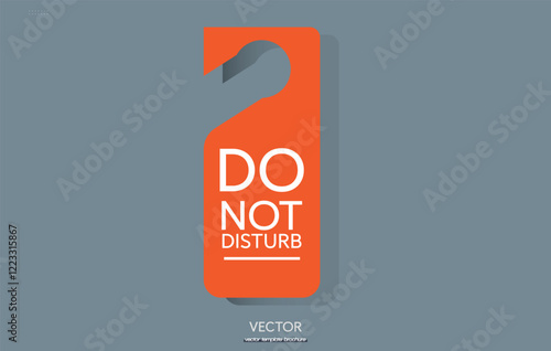 Do Not Disturb Door Signs, icon design.