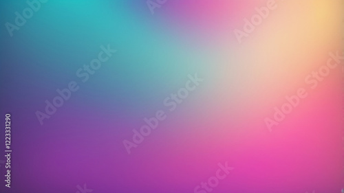 Pink magenta blue purple abstract color gradient background grainy texture effect web banner header poster design. copy space 
