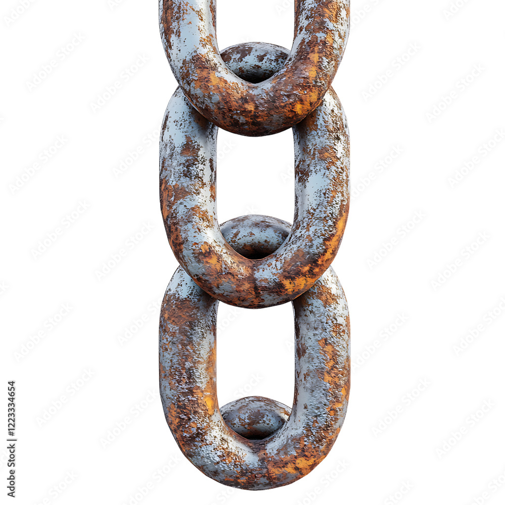 PNG Rusty Chain Against Transparent Background PNG Rusty Chain Against Transparent Background