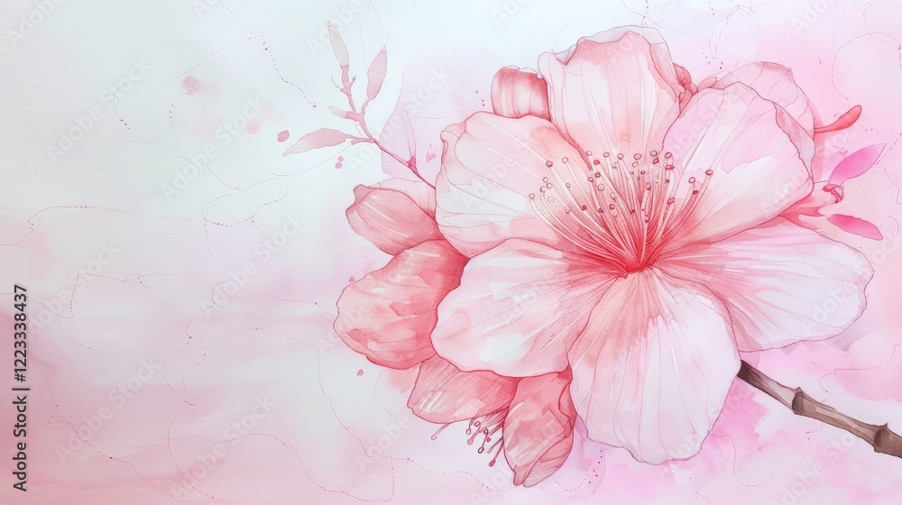 Obraz premium Pink flower