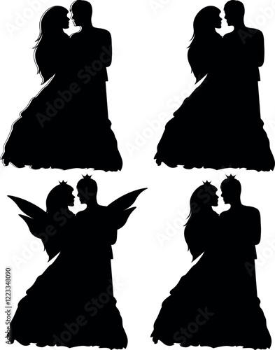 a pair of elves dancing a waltz