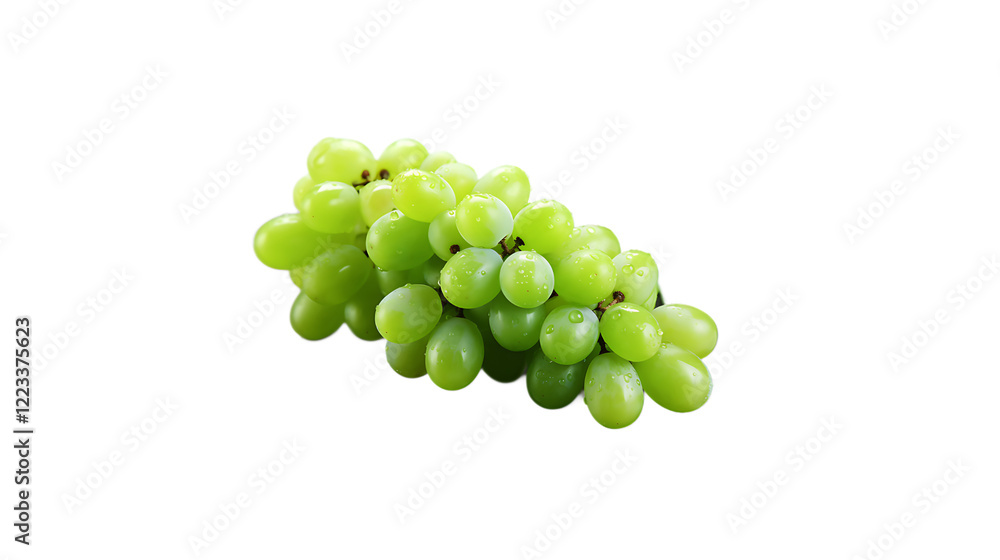 Fresh Green Grapes Cluster Isolated Black Background Delicious Sweet Fruit Healthy Food Photography Fresh Green Grapes Cluster Isolated Black Background Delicious Sweet Fruit Healthy Food Photography