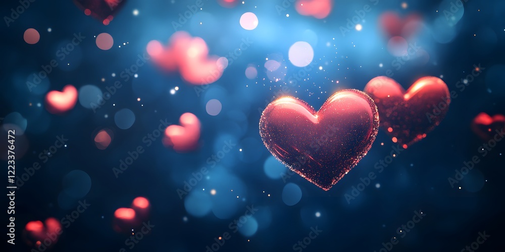 background with hearts background with hearts