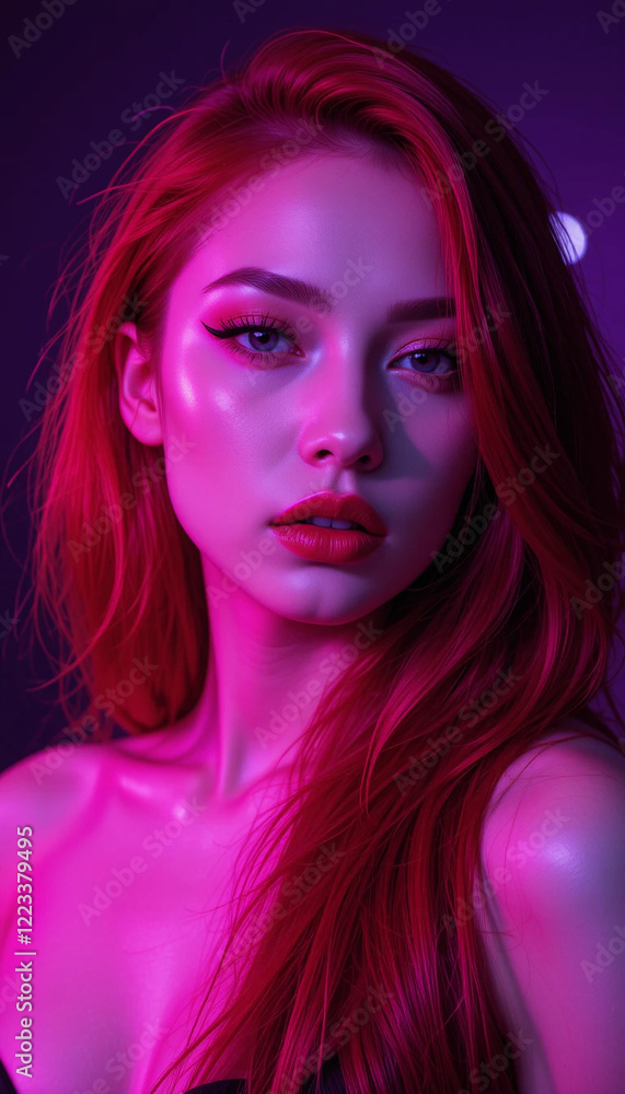Fototapeta premium Beautiful redheaded woman