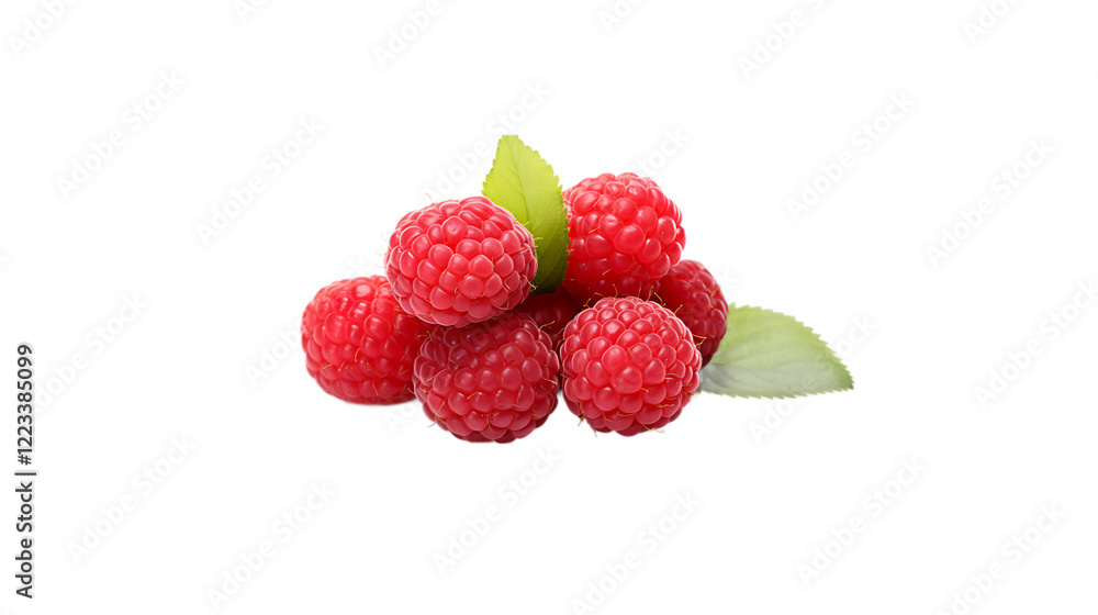 Fresh Red Raspberries Closeup Studio Shot Delicious Summer Fruit Healthy Eating Organic Food Fresh Red Raspberries Closeup Studio Shot Delicious Summer Fruit Healthy Eating Organic Food