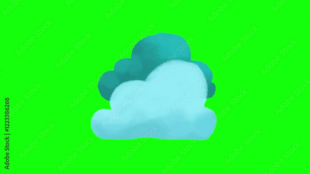 Animated light blue cloud on transparent background, suitable for weather related designs, climate change concepts, nature websites, and environmental articles.
Animated light blue cloud on transparent background, suitable for weather related designs, climate change concepts, nature websites, and environmental articles.