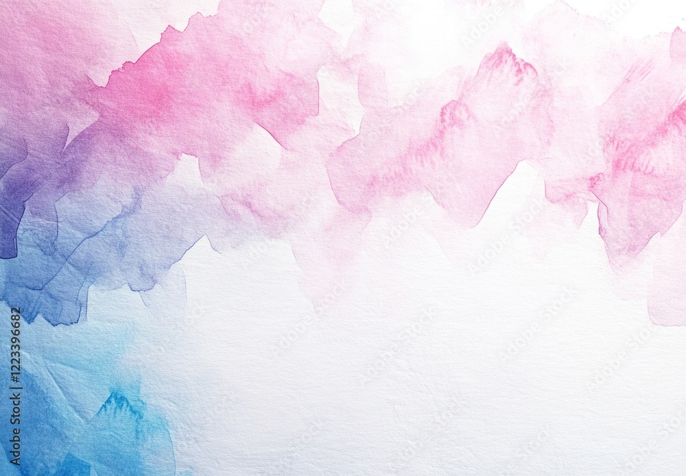 Fototapeta premium Abstract watercolor wash texture background design (1)
