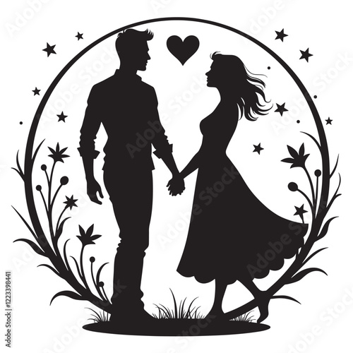 Hearts Entwined A Love Story in Silhouette 1