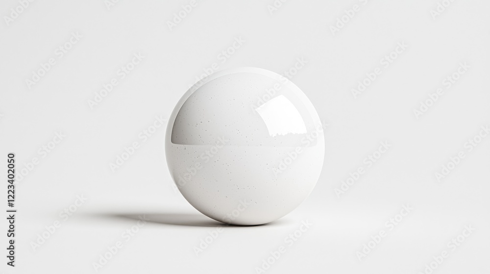 White sphere on white background, minimalist design, studio shot, website design White sphere on white background, minimalist design, studio shot, website design