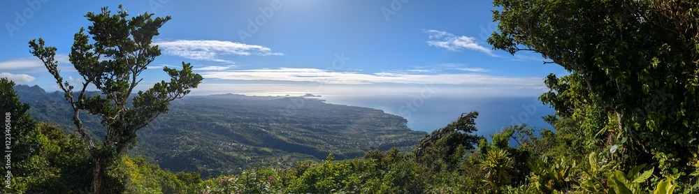 Panorama over Saint Lucia from Gros Piton - January 2025 Panorama over Saint Lucia from Gros Piton - January 2025