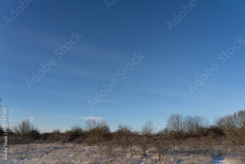 Wallpaper Mural Winter landscape in Denmark, sunny day Torontodigital.ca