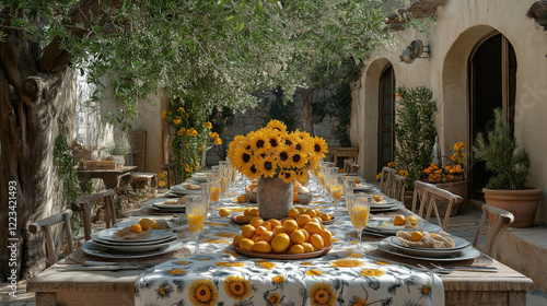 A Whimsical Garden Patio Se...